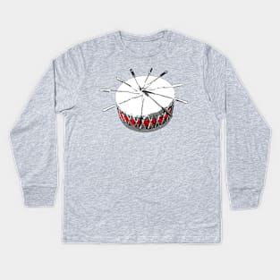 Beat of a Different Drum Kids Long Sleeve T-Shirt